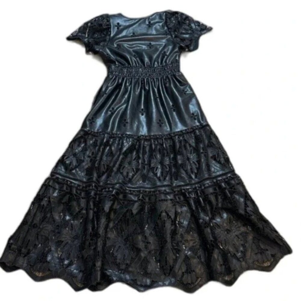 Anthropologie Somerset Maxi Dress Women's S Whimsigoth Gothic Lace - Picture 5 of 16